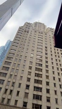 Chutes de glace à New York