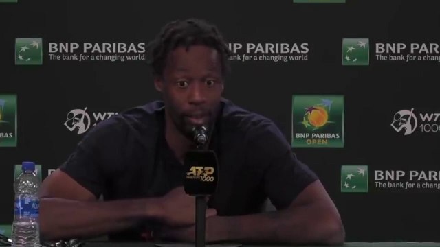 ATP - Indian Wells 2022 - Gaël Monfils : Je ne sais pas vraiment qu'est ce qui a fait que ! Ça m'a souri !