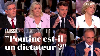 "Poutine est-il un dictateur ?" Ce que 8 candidats à la présidentielle ont répondu sur TF1