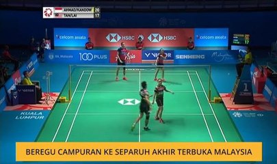 Beregu campuran ke separuh akhir Terbuka Malaysia