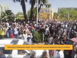 Penunjuk perasaan maut, polis cedera dalam demonstrasi di Sudan