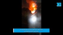 Incendio en Tolosa generó tensión y susto en los vecinos