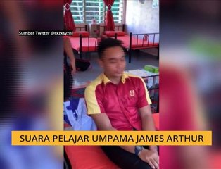 #Bualan 10 April: Suara pelajar umpama James Arthur