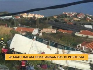 28 maut dalam kemalangan bas di Portugal