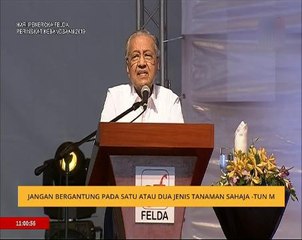 Jangan bergantung pada satu atau dua jenis tanaman sahaja - Tun M