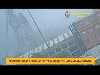 Pihak berkuasa dedah video terbaru runtuhan jambatan Genou