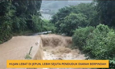 Hujan lebat di Jepun, lebih sejuta penduduk diarah berpindah