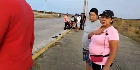 BORRACHAZO en el malecón de COATZACOALCOS: pérdida total y miles de pesos en daños