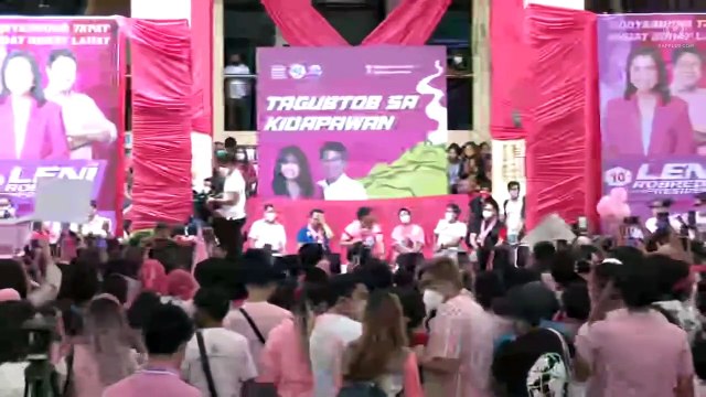 Robredo holds sortie in Kidapawan