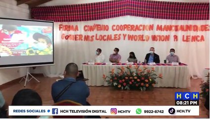 16 alcaldes de Intibucá, La Paz y Lempira firman importante acuerdo con World Visión