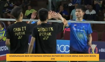 Kemenangan beri keyakinan kepada Rayner Beh Chun Meng dan Goh Boon Zhe