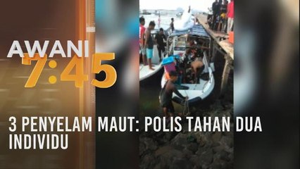 3 penyelam maut: Polis tahan dua individu