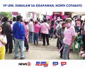 VP Leni Robredo, bumisita sa North Cotabato