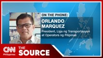 Liga ng Transportasyon at Operators ng Pilipinas president Orlando Marquez | The Source