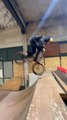 Guy Performs Front And Back Flip With His Bike On Vert Ramp