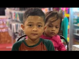 Lemas di tali air, dua sepupu "pergi" bersama