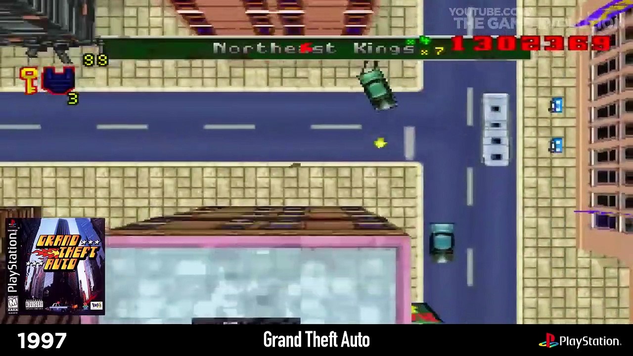 GRAND THEFT AUTO PlayStation Evolution PS1 - PS5