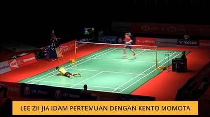 Lee Zii Jia idam pertemuan dengan Kento Momota