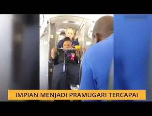 #Bualan 16 Jan: Impian menjadi pramugari tercapai