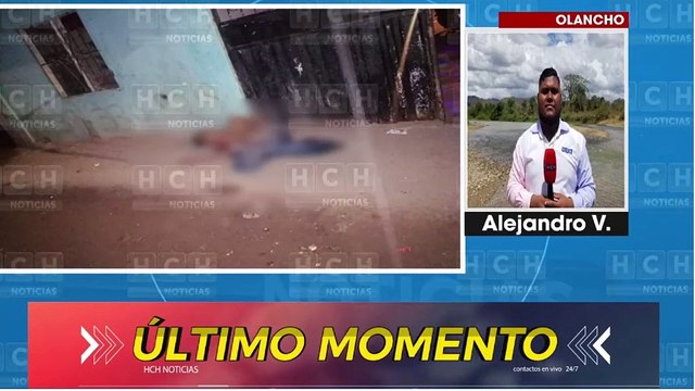 Desconocidos le quitan la vida a una persona en Juticalpa, Olancho