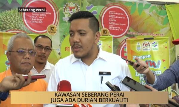 Khabar Dari Pulau Pinang: Kawasan Seberang Perai juga ada durian berkualiti