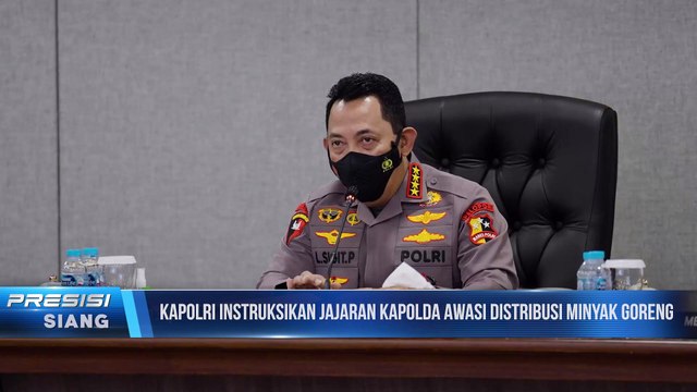 Kapolri Instruksikan jajaran Kapolda Pastikan Ketersediaan Minyak Goreng di Pasara