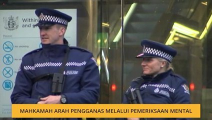 Mahkamah arah pengganas White Supremacist jalani dua penilaian mental