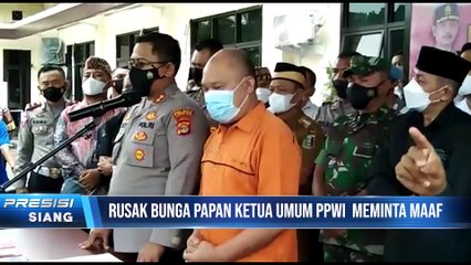 Ketua Umum PPWI Meminta Maaf Kepada Tokoh Adat Buway Beliyuk Lampung Timur Terkait Perusakan Bunga Papan