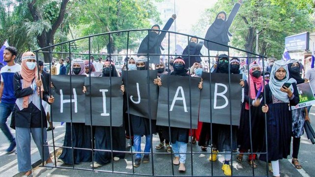 Karnataka hijab row verdict; Russian tank shells Ukrainian homes; more