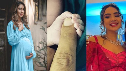 KumKum Bhagya Fame Pooja Banerjee की बेटी की झलक आई सामने; देखे फोटोज | FilmiBeat