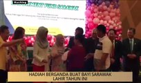 AWANI - Sarawak: Hadiah berganda buat bayi Sarawak lahir tahun ini