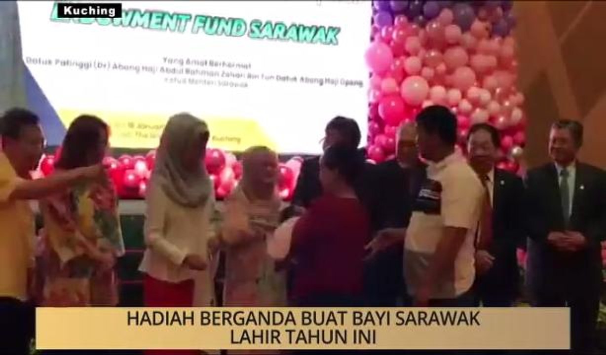 AWANI - Sarawak: Hadiah berganda buat bayi Sarawak lahir tahun ini