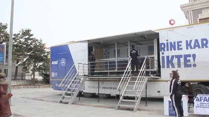 Simülasyon tırında gerçeği aratmayan 6.8 şiddetli deprem eğitimi