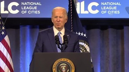 WASHINGTON - ABD Başkanı Biden, Ulusal Şehirler Birliği konferansında konuştu