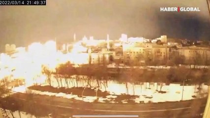 Rusya'nın Harkov'a saldırısı böyle görüntülendi