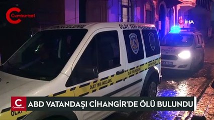 İstanbul'da ABD vatandaşının şüpheli ölümü