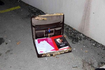 Kolej önünde unutulan çanta paniğe sebep oldu