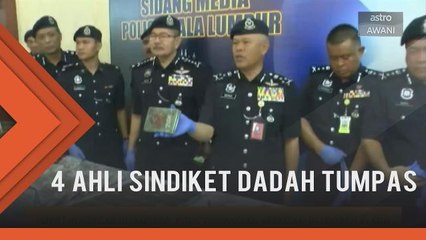 Empat pengedar ditangkap, polis tumpaskan kegiatan di Lembah Klang