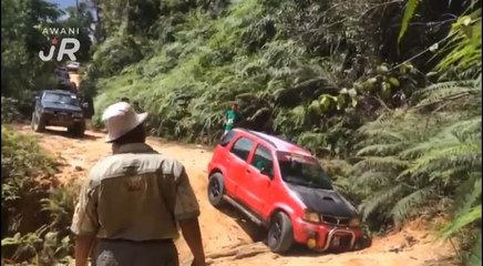 #AWANIJr: Ekspedisi 4X4 Sungai Kelemin dan Lata Putri