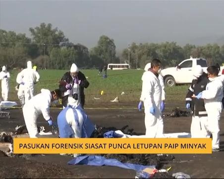 Pasukan forensik siasat punca letupan paip minyak