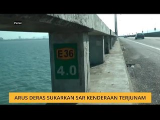 Arus deras sukarkan SAR kenderaan terjunam