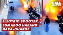 Electric Scooter, sumabog habang naka-charge | GMA News Feed