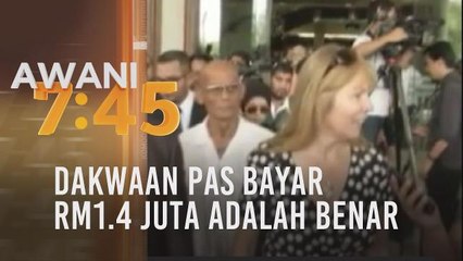 Rewcastle Brown tegaskan dakwaan PAS bayar RM1.4 juta adalah benar