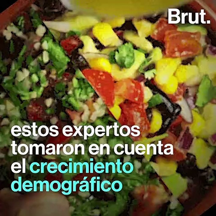 Los científicos diseñaron una dieta sostenible para 2050