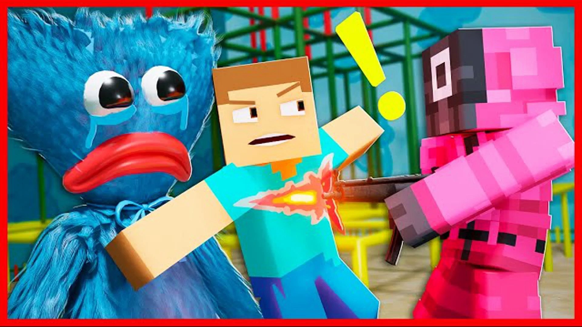 HUGGY WUGGY VS SQUID GAME VS MINECRAFT ANIMATION! #5 - Vídeo Dailymotion