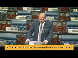 Kesihatan penduduk sekitar menara pemancar tidak terjejas