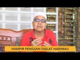 Hampir pengsan dijilat harimau