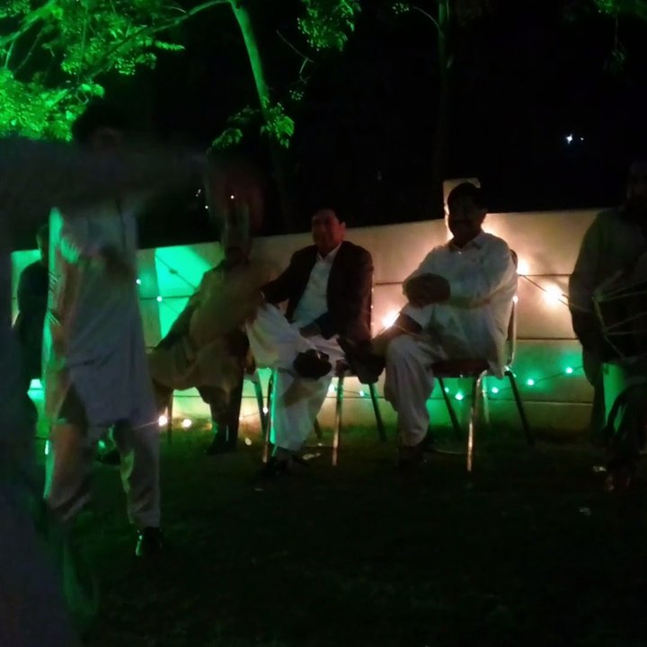 Dancing in night