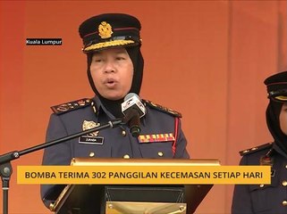 Bomba terima 302 panggilan kecemasan setiap hari