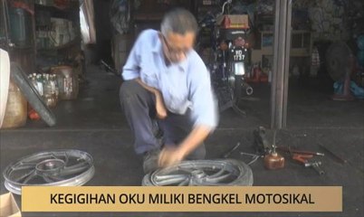 Khabar Dari Johor: Kegigihan OKU memiliki bengkel motosikal